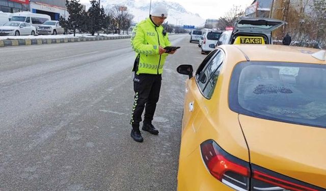 Van'daki denetimlerde 342 sürücü hakkında işlem yapıldı