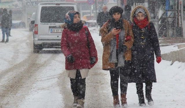 Meteorolojiden kuvvetli ve yoğun kar yağışı uyarısı