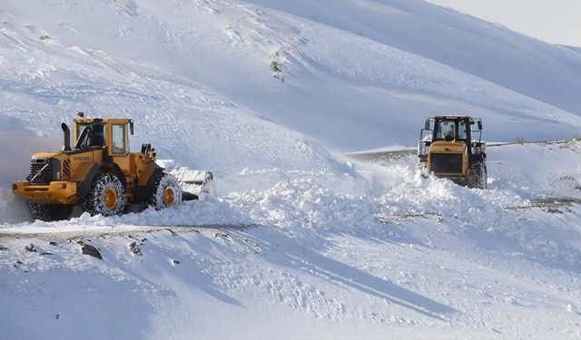 Van'da 116 yerleşim yerinin yolu ulaşıma kapalı