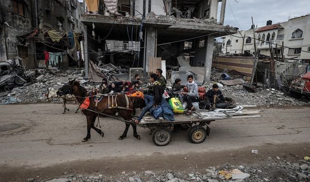 Gazze'de İsrail katliamı... Ölü sayısı 22 bin 313'e yükseldi