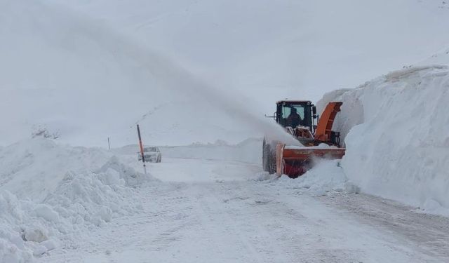 Van'da kar kalınlığı 2.5 metreyi aştı!