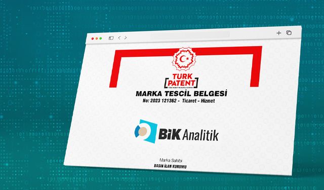 BİK Analitik marka tescil belgesi aldı