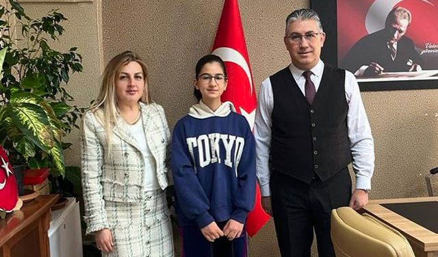 Başarılı öğrenci Antalya'da Van’ı temsil ediyor