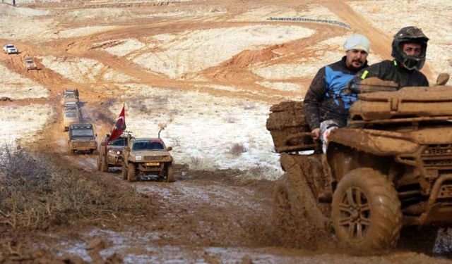 Hazarbaba Dağı’nda Off-Road rüzgarı