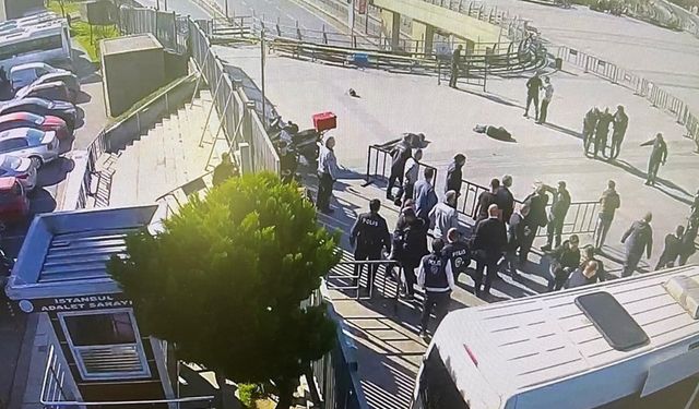 Çağlayan Adliyesi önünde silahlı saldırı! 3'ü polis 5 yaralı