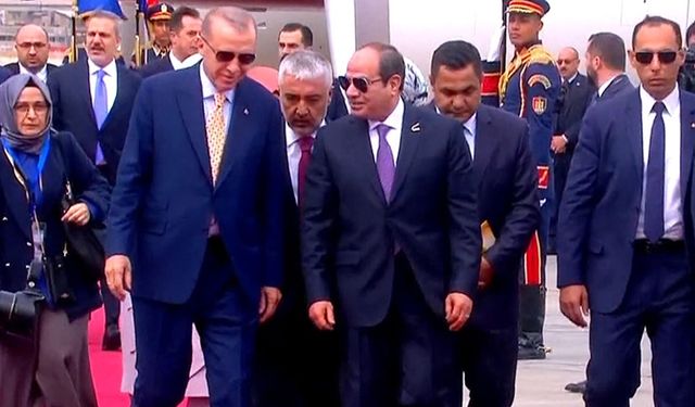 Cumhurbaşkanı Erdoğan Mısır'da