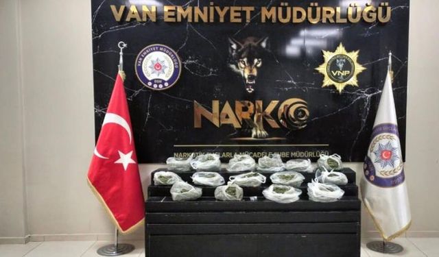 Van’da 22 kilo 211 gram uyuşturucu ele geçirildi