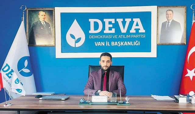 DEVA Partisi’nin Van Büyükşehir adayı belli oldu