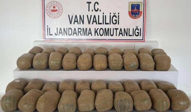 Van'da yakalanan uyuşturucu miktarı dudak uçuklattı