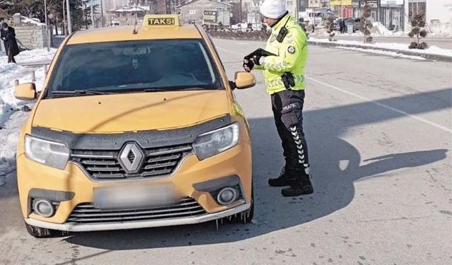 Van'da 12 araç daha trafikten men edildi