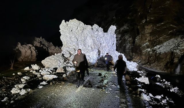 Van'da Çatak-Pervari kara yolu ulaşıma kapandı