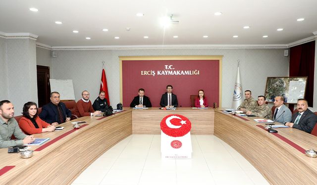 Erciş'te 'seçim koordinasyon ve güvenliği toplantısı' düzenlendi