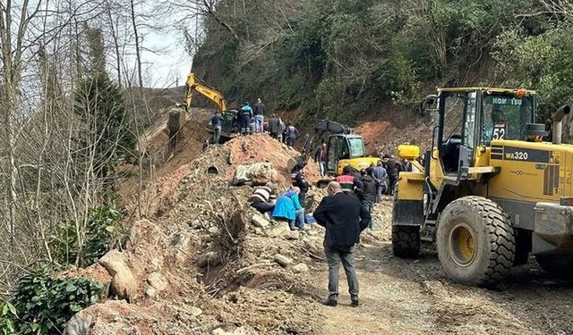Trabzon'da göçük! 3 İşçi hayatını kaybetti