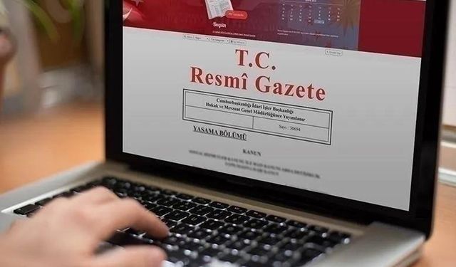 Resmi Gazete'de yayımlandı: 1 Eylül'de uygulanmaya başlayacak