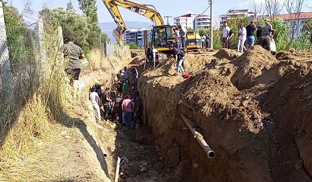 İçme suyu isale hattında göçük: 3 ölü, 1 yaralı