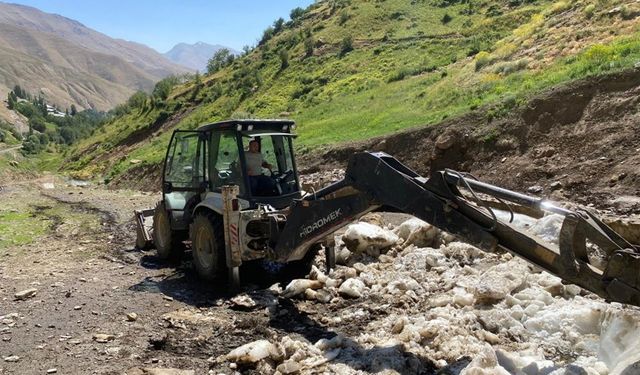 Van'da Temmuz sonunda karla mücadele