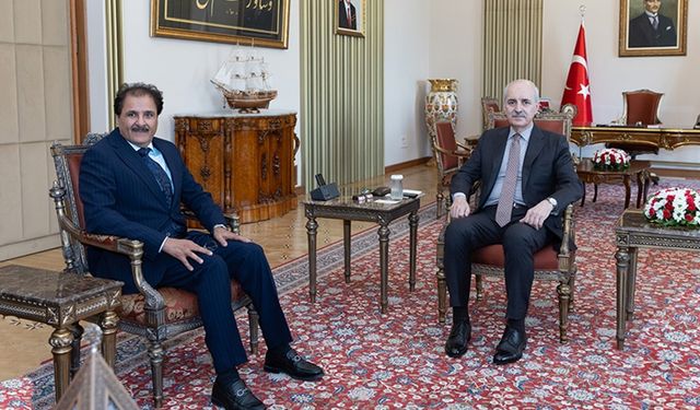 TBMM Başkanı Kurtulmuş, Kuveyt'in Ankara Büyükelçisi Alenzi'yi kabul etti