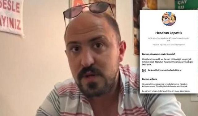 Oğuzhan Alpdoğan'ın Instagram Hesabı Neden Kapatıldı ? 2024