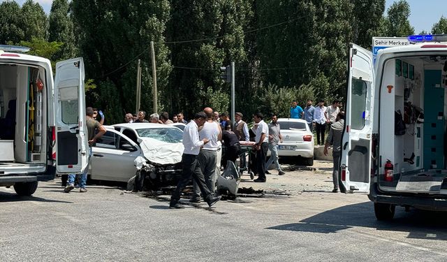 Van'da trafik kazası: 4 yaralı!