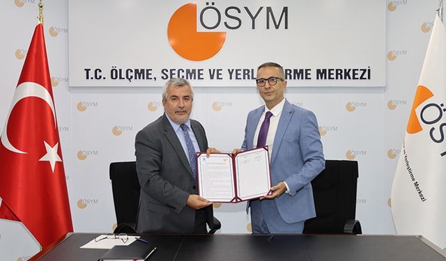 ÖSYM ve Yunus Emre Enstitüsü arasında protokol imzalandı