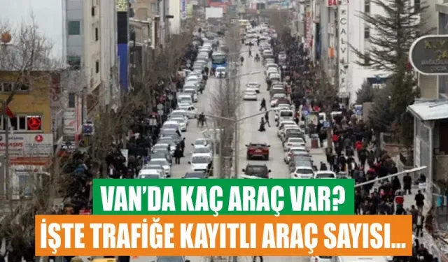 TÜİK Van'daki Araç Sayısını Verileriyle Açıkladı!