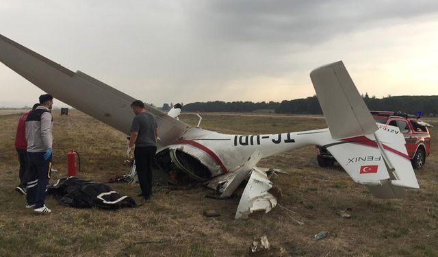 Eğitim uçağı düştü, 2 pilot hayatını kaybetti