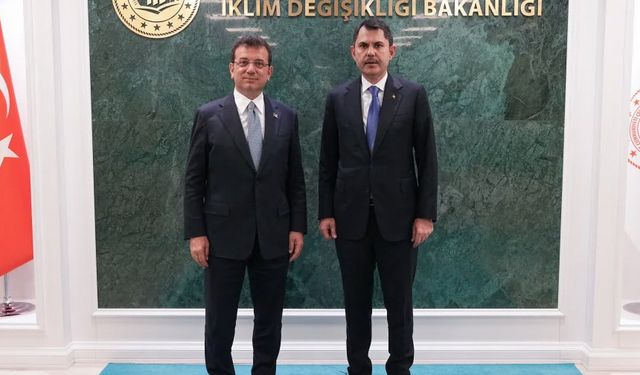 Murat Kurum, Ekrem İmamoğlu'nu kabul etti