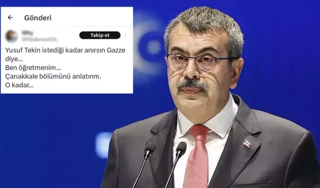 Öğretmen, Bakan 'a: 'İstediği kadar anırsın' dedi sonra özür diledi!