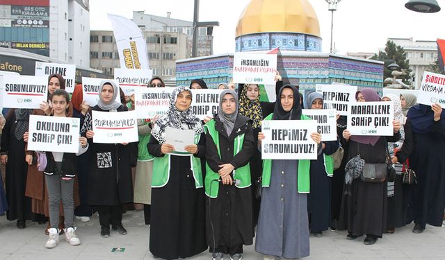 Van'da kadına yönelik şiddete tepki gösterildi