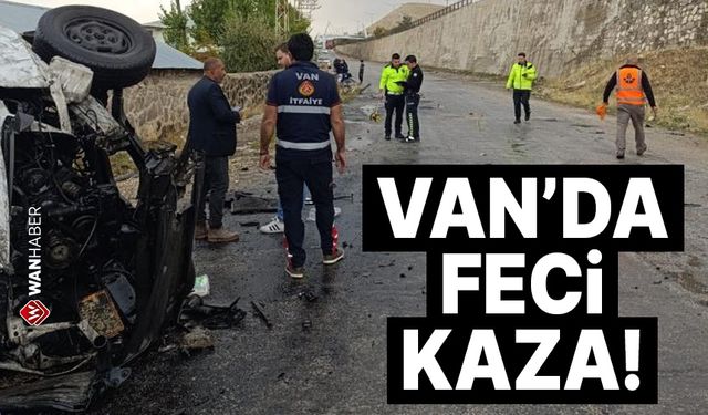 Van'da feci kaza!