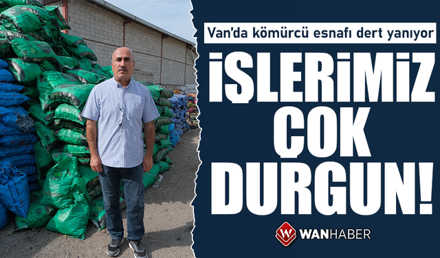 Van’da kömürcü esnafı dert yanıyor! İşlerimiz çok durgun