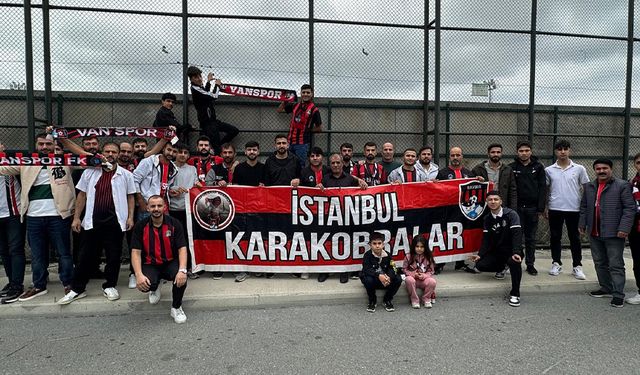 Van Sporlu taraftarlar İstanbul'da