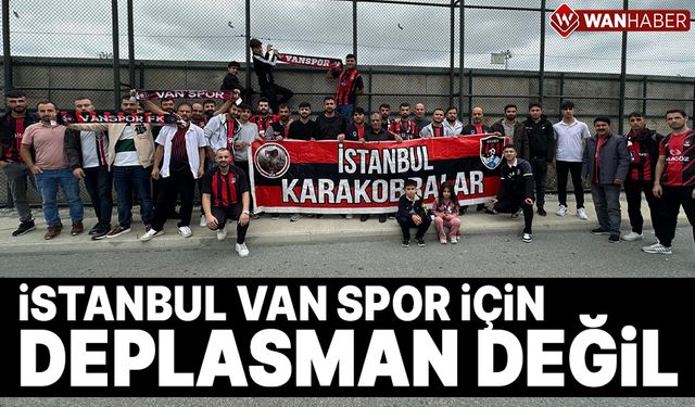 Van Sporlu taraftarlar İstanbul'da