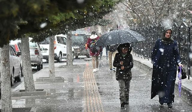 Van genelinde karla karışık yağmur bekleniyor!