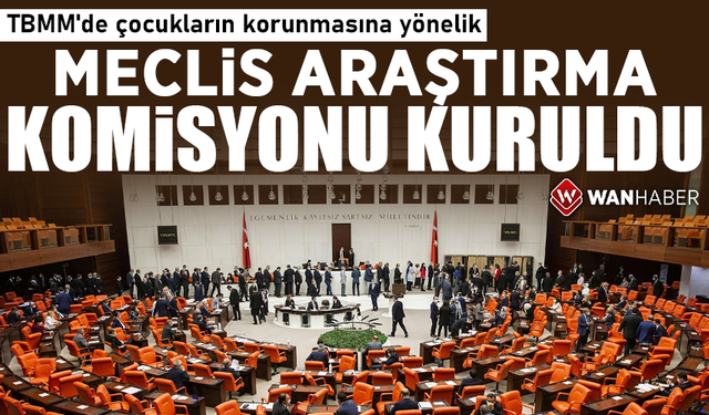 TBMM'de çocukların korunmasına yönelik Meclis Araştırma Komisyonu kuruldu