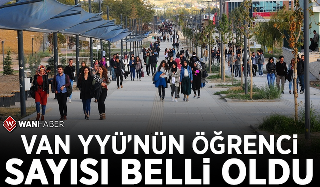 Van YYÜ’nün öğrenci sayısı belli oldu