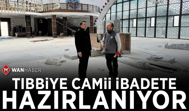 Tıbbiye Camii ibadete hazırlanıyor