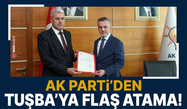 AK Parti Tuşba İlçe Başkanlığına Ümit Kanan atandı!