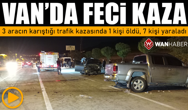 Kurubaş’ta trafik kazası: 1 kişi öldü, 7 kişi yaraladı