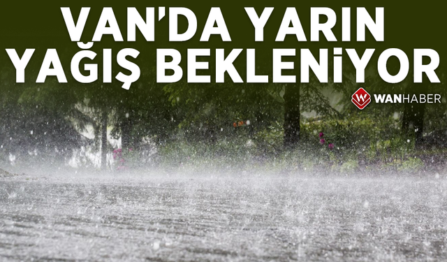 Van’da yarın yağış bekleniyor