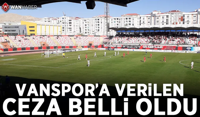 Van Spor'a para cezası