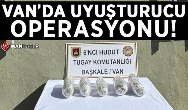 Van sınırında 3 kilo 786 gram uyuşturucu geçirildi