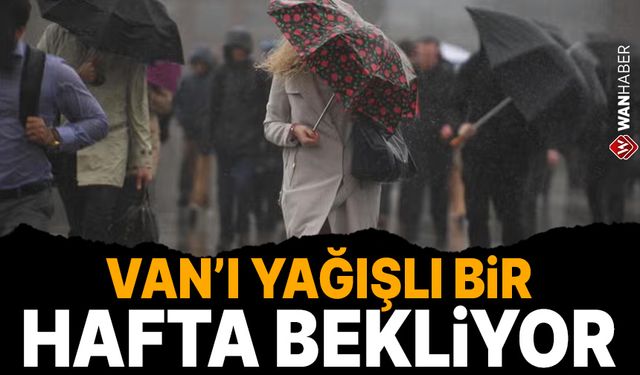 Van’da yağışlı hafta! İşte gün gün hava durumu