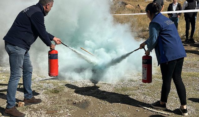 VEDAŞ’tan yangın tatbikatı