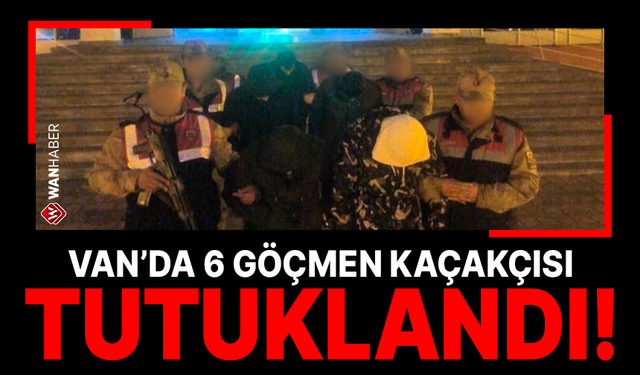 Van'da 6 göçmen kaçakçısı tutuklandı!