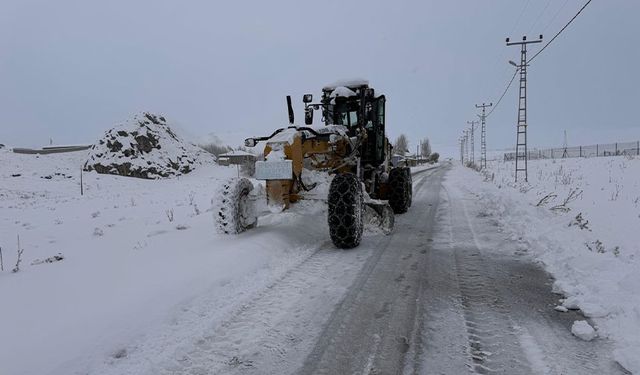 Van'da kardan kapanan 134 yerleşim yerinin yolu açıldı