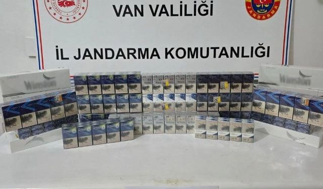 Van'da yüklü miktarda kaçak sigara ele geçirildi