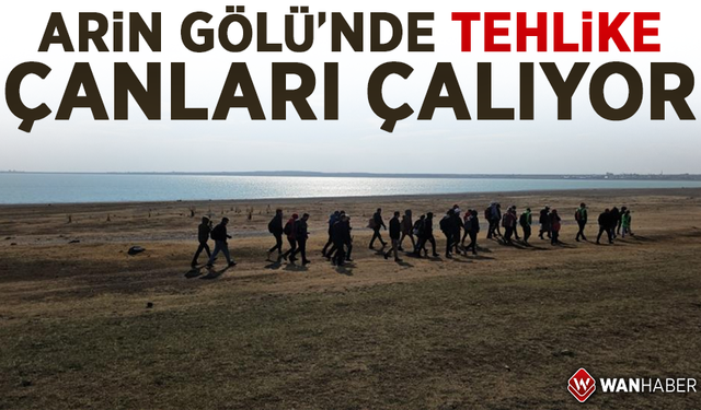 Arin Gölü'nde tehlike çanları çalıyor