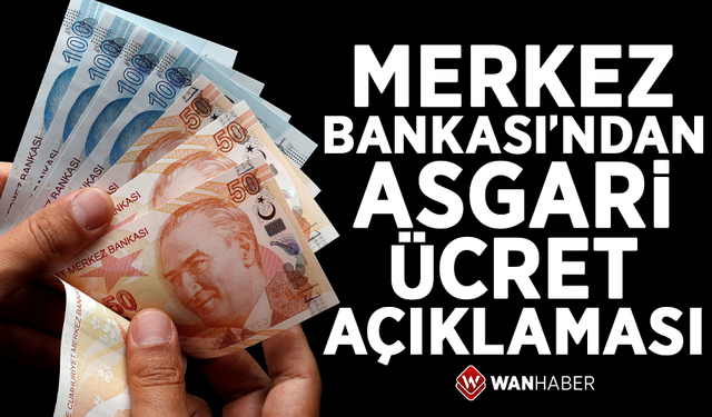 Merkez Bankası asgari ücret için ne dedi? Başkan Karahan'dan asgari ücret yorumu