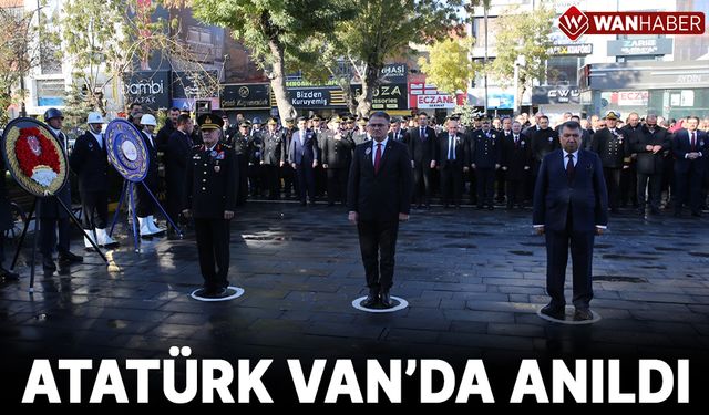 Atatürk Van'da anıldı